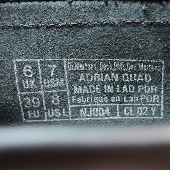 Dr. Martens Adrian Quad Women's Size 8 Tassel Loafer Platform Shoes Black New - Picture 8 of 8